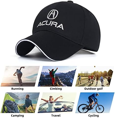 ISKAPX za Acura Hat 3D Emes Logo Racing Uniform Baseball Cap Unisex putni kapu Podesiva trkačka kapka Fit Acura pribor