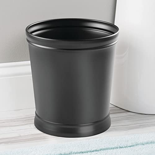 Dekorativna metalna okrugla mala kanta za smeće, košara za smeće-za kupaonice, toalete, kuhinje, kućne urede-čvrsti čvrsti