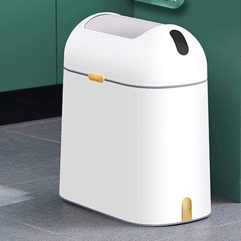 Pametna kanta za smeće u kupaonici automatska električna indukcijska kanta za smeće s poklopcem i senzorom velikog kapaciteta