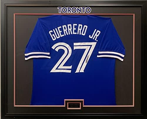 Vladimir Guerrero potpisan uokviren prilagođeni Jersey MLB Toronto Blue Jays PSA CoA