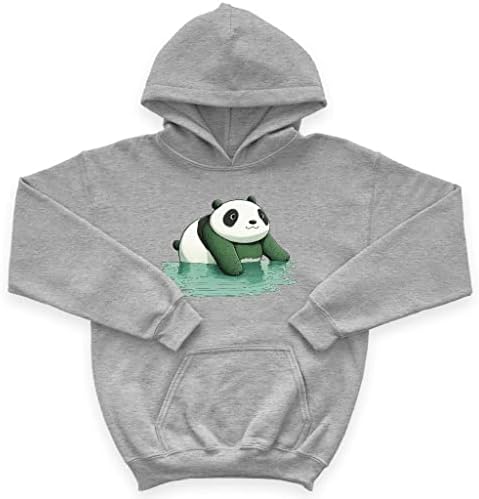 Kawaii Panda Kids 'Spužva Fleece Hoodie - Hoodie s najboljom printom - slatka hoodie za dizajn za djecu