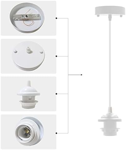 Industrijska mini viseća svjetiljka, retro kabelska viseća svjetiljka s utičnicom, 926 mini stropna viseća svjetiljka,podesivi