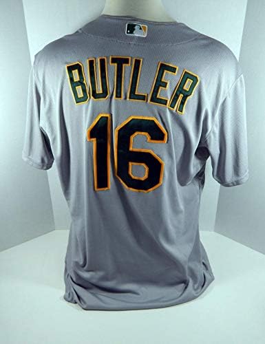 2015 Oakland Athletics a Billy Butler 16 Igra je koristila sivi dres - igra korištena MLB dresova