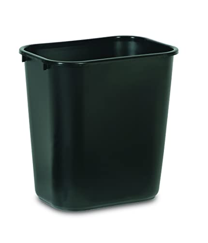 Rubbermaid komercijalni proizvodi 28QT/7 gal spremnika za smeće za otpad, za kuću/ured/ispod stola, crno