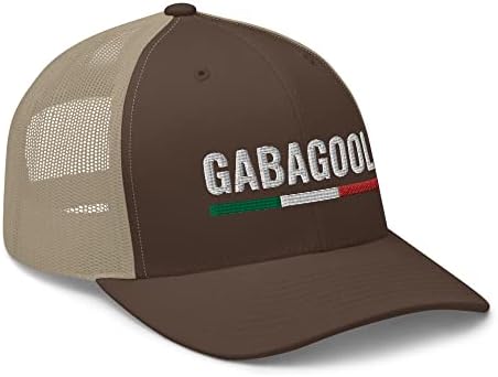 Gabagool šešir, vezena mrežasta kapica, poklon kapu za obožavatelje Sopranosa, talijanski šešir, Italija obiteljska šešir