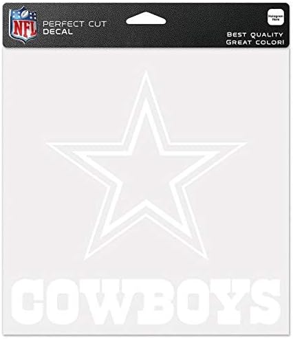 Wincraft NFL Dallas Cowboys WCR25659014 savršene naljepnice za rezanje, 8 x 8