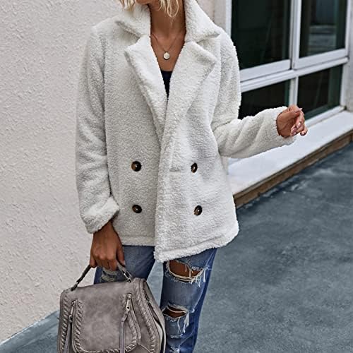 RMXEI ženska jakna s dugim rukavima Zimski pliša
