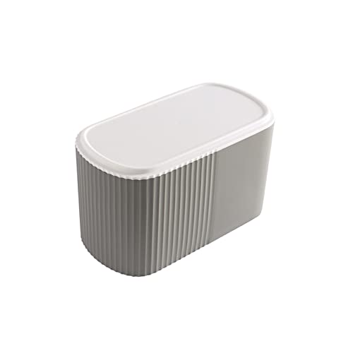 WomanQaq zidna kutija s tkivima toaletni papir stalak za smeće mini radna površina s poklopcem uredskog pulta smeća Type