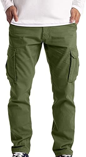 Ljetne hlače hlače povremene kombinezone izravne multi džepne muške hlače za uređenje radnih hlača
