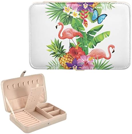 Innewgogo flamingos mala kutija nakita PU kožni Organizator nakita Putničke kutije Pokloni za mladenku