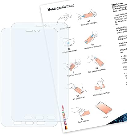 Bruni zaštitnik zaslona kompatibilan sa Samsung Galaxy Tab Active 2 Protector Film, Crystal Clear Zaštitni film
