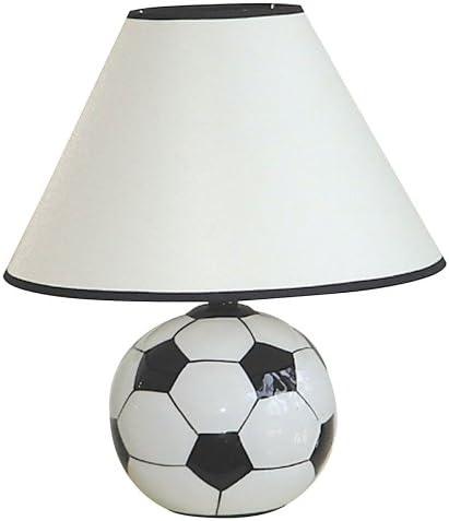 Ore International 604Sc keramika 60-vata nogometne stolne svjetiljke, bijela