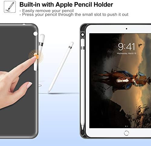 Dth -Panda iPad Mini 5 Case iPad Mini 4 omot slučaja za iPad Mini 5. generacija s držačem olovke - Folio Smart Cover s džepnim