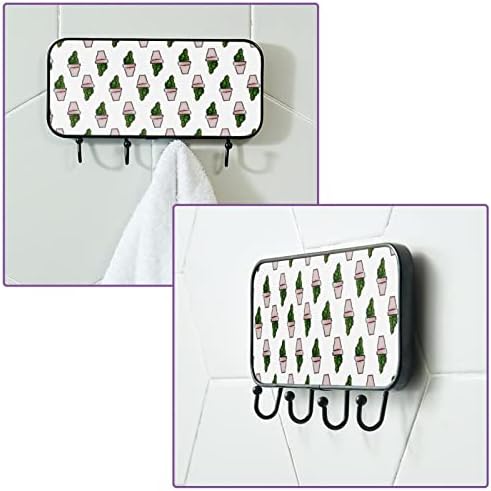 Ljepljive kuke teške zidne kuke za vješanje, zelenu biljku, kuke za ručnike za kupaonice kuhinjske kuke