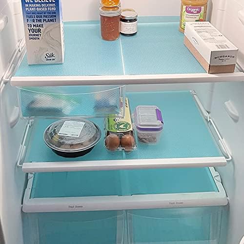 8pcs obloge za hladnjak perive obloge za police hladnjaka prostirke za zamrzavanje staklene police kuhinjski ormarići ladice