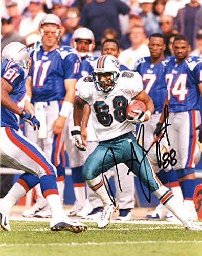 Nate Jacquet Miami Dolphins 88 Potpisano Autografirano 8x10 Fotografija w/COA