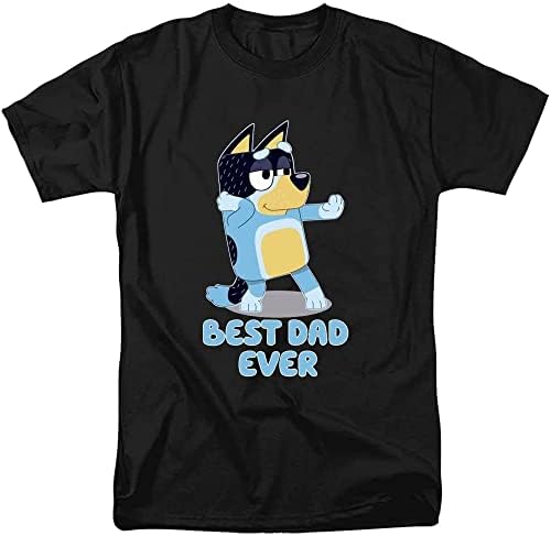 Blueys tata košulja, Blueys Dog Cartion Majica odrasli rođendan, Dan očeva za mušku, tatu, tata, muž oca