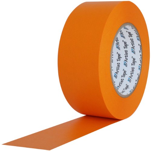 Protapes Artion Artist Tape Flatback za ispis papirnate ploče ili vrpca za konzole, duljina 60 yds x 1 širina, narančasta