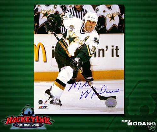 Mike Modano potpisao je Dallas Stars 8 X 10-70035 - Autografirane NHL fotografije