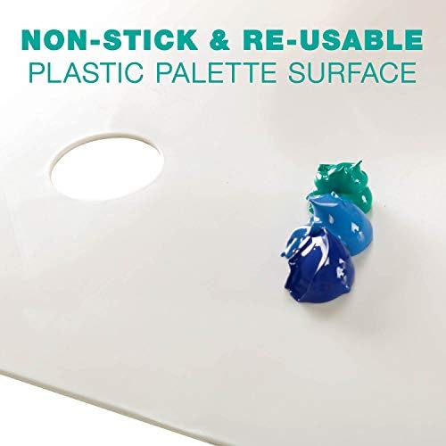 Prilagođena trgovina plastika 14-1/2 x 10 za miješanje ploče/palete za punjenje tijela - također korisna kao umjetnici palete