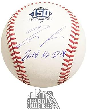 Ronald Acuna Jr NL Roy Autographed Braves 150 godišnjica Službeni bejzbol JSA - Autografirani bejzbols