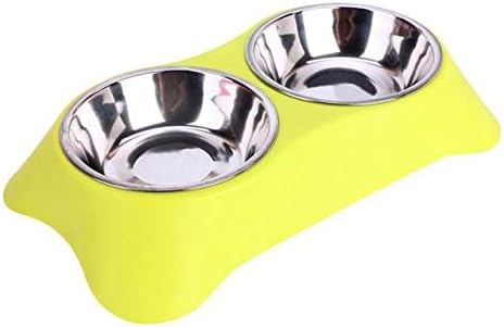 Dvostruke zdjele za kućne ljubimce od nehrđajućeg čelika za pse štenaca mačaka