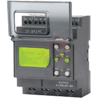 Altech ASR -B24DC 3 moduli Expandiral LCD zaslon DIN Rail Mount IP40 Smart relej - 1 predmet