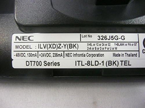 NEC DT700 Series ITL-8LD-1 690010 8 GUMBALJI SAMO-LABLEING VOIP telefon s zvučnikom i zaslonom