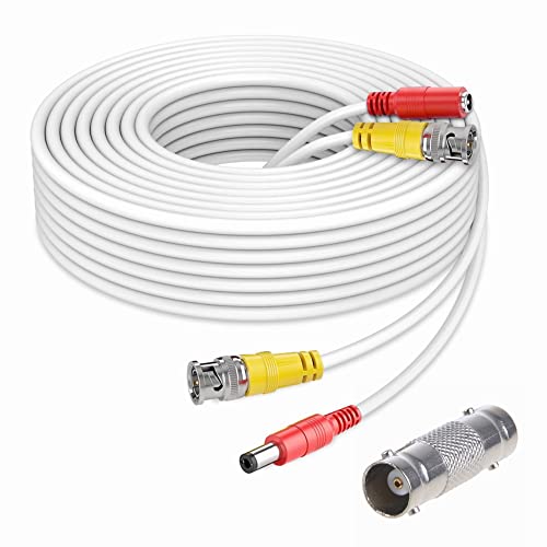 Fite on White 65ft BNC ekstenzijski kabel kabel kompatibilan sa Swann SWPro-540 Day Night Security Camera
