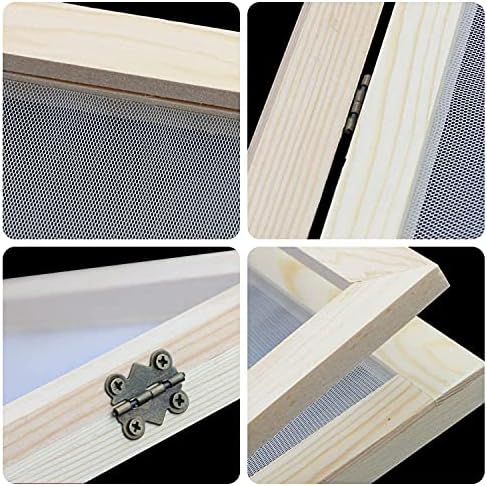 Dutwroy drveni papir Izrada kalupa A5 veličine 7,5 x 9,8 inčni papir za izradu okvira i zaslona za izradu papira za DIY papirni