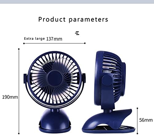 Stolni ventilator, osobni mali ventilator na baterije, punjivi prijenosni bežični stolni ventilator za ured, dječju spavaću