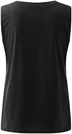Mtsdjskf košulja bez rukava, y2k tenk vrhovi ženske bluze bez rukava grafičke majice atletski tenkovi