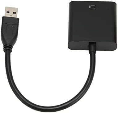 USB TO HD Multimedia Converter sučelja, Black 1080P 60Hz Ugrađeni u CHIP prošireni način pretvarača zvuka 5 GBPS za projektore