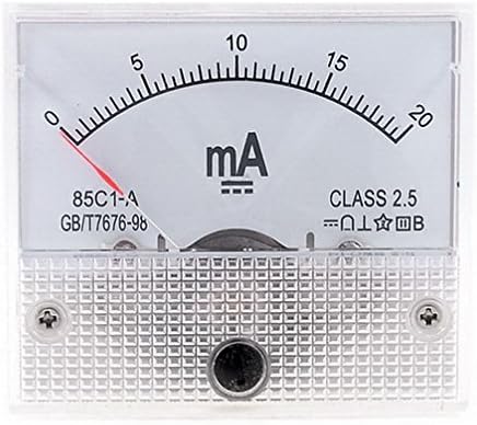Testeri DC 0-20ma Analogni mjerač struje Ammeter Ammeter Ampermeter by Houseuse