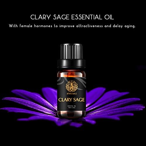 Aphrosmile Clary Sage Eterično ulje - čista kadulja od kadulja, organski terapeutski aromaterapija esencijalno ulje