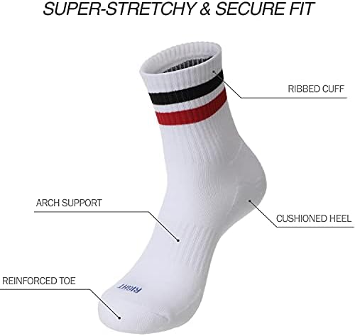 Savršeni kutni podupirač s pamučnom podlogom za vježbanje u teretani sportske čarape za teniski trening Košarka golf trčanje