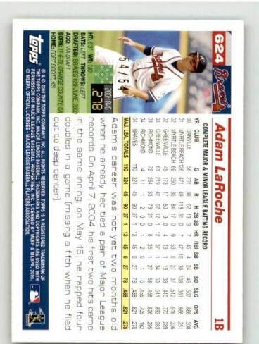 Adam LaRoche Card 2005 Topps Black 624 - Kartice za bejzbol s pločama