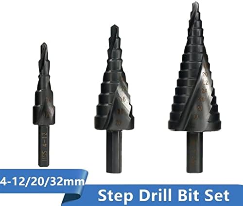 Koaius bušilica korak bušenje Bit 4-12/20-32 mm obložena drvenim metalnim alatom za bušenje metala metalna rupa koraka konus