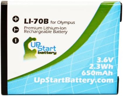 Zamjena za Olympus Li-70B baterija i punjač-kompatibilan s Olimpusnim baterijama i punjačima digitalnih fotoaparata Li-70B