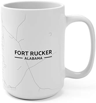 Fort Rucker, šalica Alabama al Map Map
