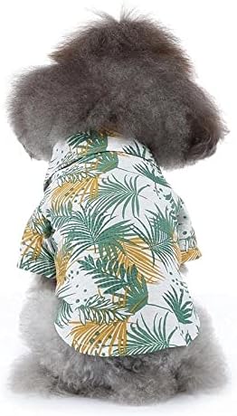 Odjeća za pse s printom za pse Na plaži tanka ljetna košulja za male i srednje kućne ljubimce Plišana Chihuahua odjeća pogodna