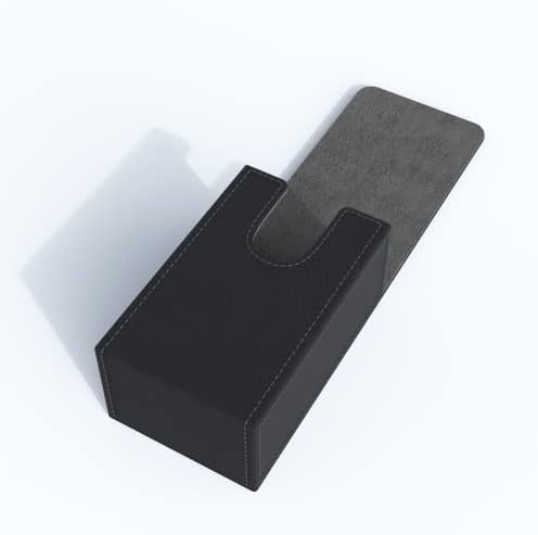 Držač crne tarot kartice sa sivom unutrašnjošću; Preklopite gornju kutiju s tarot karticom s magnetskim zatvaračem; Odgovara