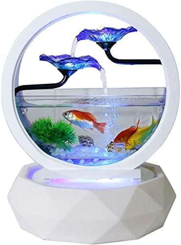 7 boja zdjela zlatna ribica akvarij ukras za dom dnevni boravak ekološki Stolni kućanstvo okrugli staklo u pokretu