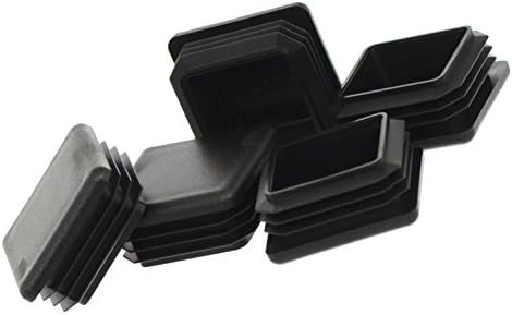 2-inčni kvadratni crni plastični čep za cijev, završni poklopac veličine 2 kvadratna inča 2 92 - umetak za poklopac čeličnog