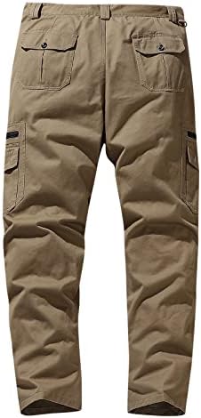 4Zhuzi muške taktičke hlače, lagane radne hlače Vojne teretne hlače na otvorenom za planinarenje labave ravne hlače Sweatpants