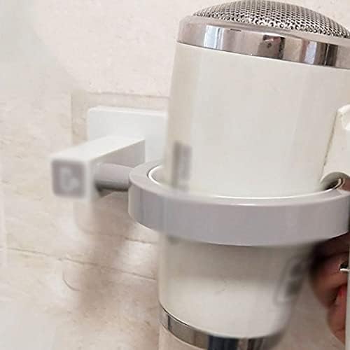 Xjjzs sušilica za kosu kupaonica jednostavna stalak za sušenje kose slobodno probijanje bešavnog zida viseći kosa za sušenje