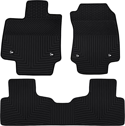 Matericuo Car Guma Podna prostirka za Infiniti Q50 2014-2023 Custom Fit Full Black Auto Liner prostirke Sve zaštite od vremenskih