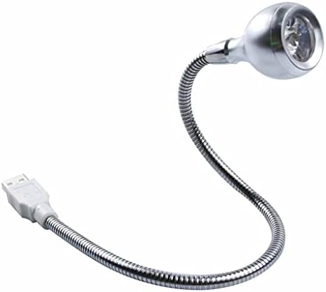 3W LED knjiga svjetla USB -a Fleksibilna lampa za vrat prijenosna svjetiljka Bijela ili topla bijela rasvjeta metala za računalo