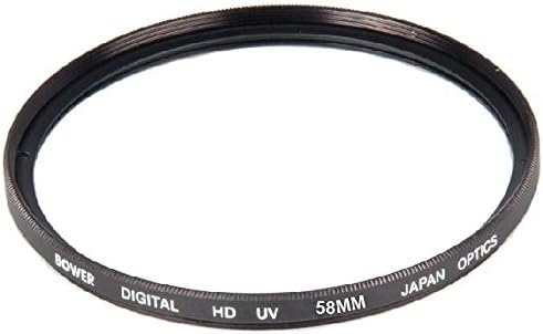 Bower 58 mm digitalni HD UV-filter za Canon EOS T7i T6i T6s T5i T4i T3i T2i T1i T5 T3 XS SL1 70D 6DD 7D 18-55 mm, 50-250