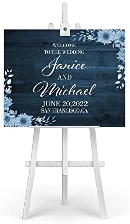 Dobrodošli na naše svadbene znakove za ceremoniju Datum Unplugged Wedding Sign za ceremoniju vjenčanja Personalizirano 18x24